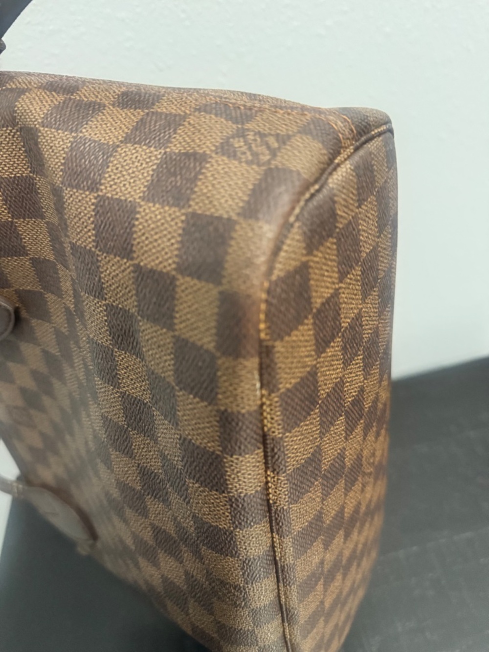 Louis Vuitton Neverfull Damier Ebene Tote PM Brown Canvas - Picture 9 of 16